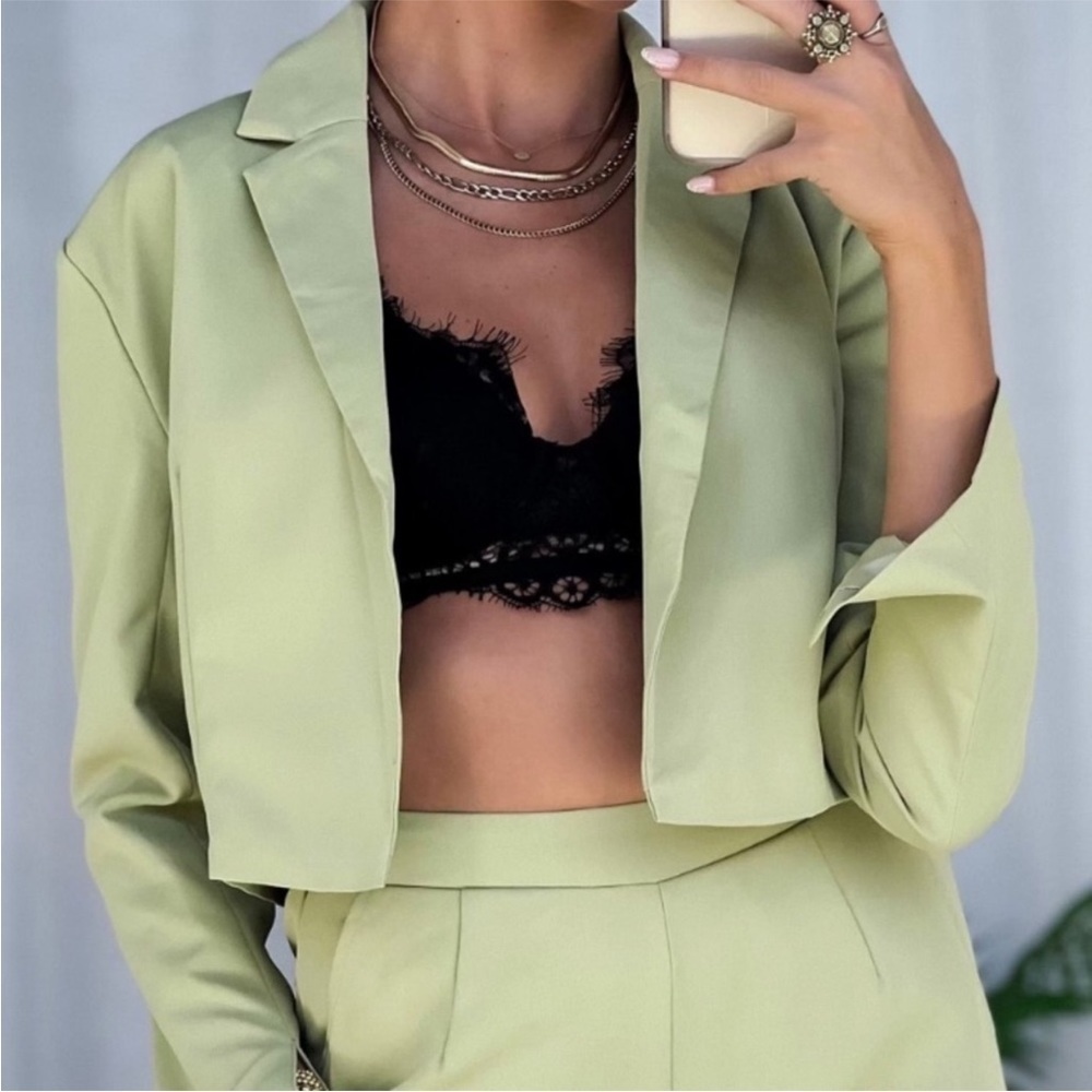 ByEgreis Larkin Blazer in sage green size XL. NWT